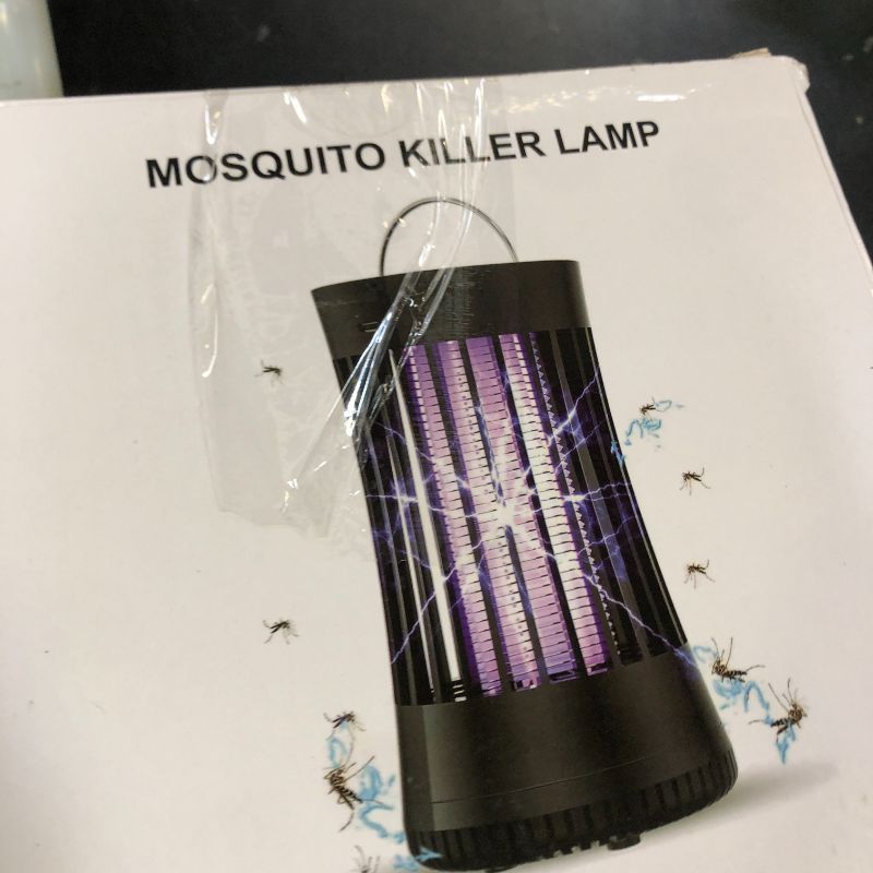 Photo 1 of Lulu Home 2 Packs Indoor Bug Zapper with Fan, 1500V High Voltage Lighted Mosquito Lamp Trap, USB Cable Plug-in Electric Insect Killer Catching Moth Mosquitoes Gnat Fruit Flies (NO Battery)