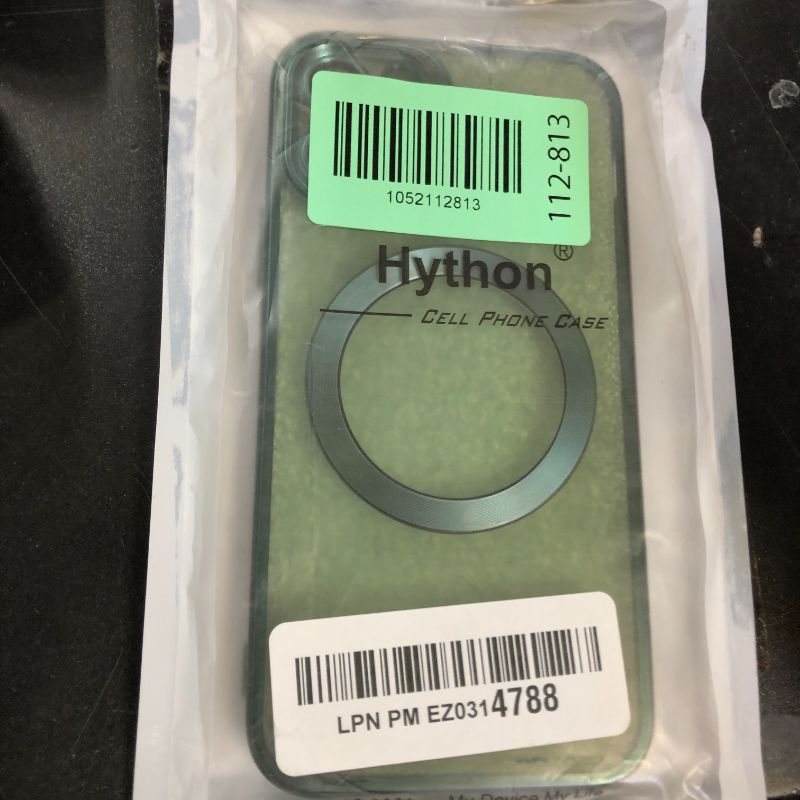 Photo 1 of Hython for iPhone 11 Pro Case Glitter, Clear Magnetic Phone Cases with Camera Lens Protector [Compatible with MagSafe] Bling Sparkle Plating Soft TPU Shockproof Protective Cover Women Girls, Green