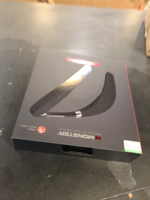 Photo 1 of Monster Boomerang Neckband Bluetooth Speaker, Neck Speaker Bluetooth Wireless, 12H Playtime, True 3D Stereo Sound, Portable Soundwear, IPX7 Waterproof, for Home Sport Outdoor