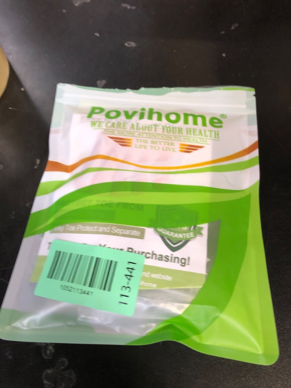 Photo 1 of Povihome 10 Pack Pinky Toe Separator and Protectors, Triple Gel Toe Separators for Overlapping Toe, Curled Pinky Toes Separate and Protect