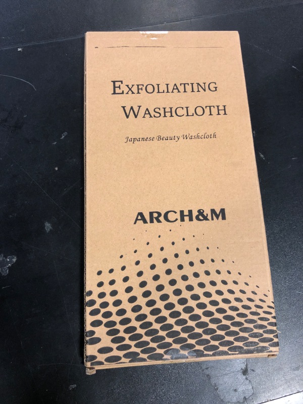 Photo 1 of ARCH&M Exfoliating Washcloth Body Scrubber Back Scrubber for Shower Japanese Beauty Washcloth Bath Wash Cloth Korean Exfoliation Luffah Towel Net Sponge Loofah Body Scrub 3 Pack