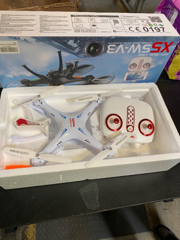 Photo 1 of Cheerwing Syma X5SW-V3 FPV Drone with 720P Camera for Adults, One Key Start, Altitude Hold, Custom Flight