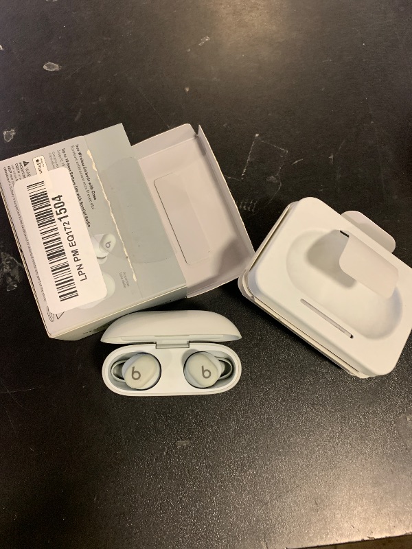 Photo 1 of Beats Solo Buds - Wireless Bluetooth Earbuds | 18 Hours of Battery Life | Apple & Android Compatibility | Built-in Microphone - Storm Gray
