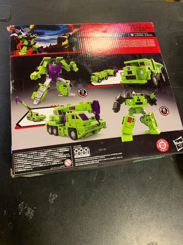 Photo 1 of Transformers Studio Series The The Movie Constructicon Long Haul & Constructicon Hook, 6.5-inch Action Figures, Robot Toys for Ages 8+