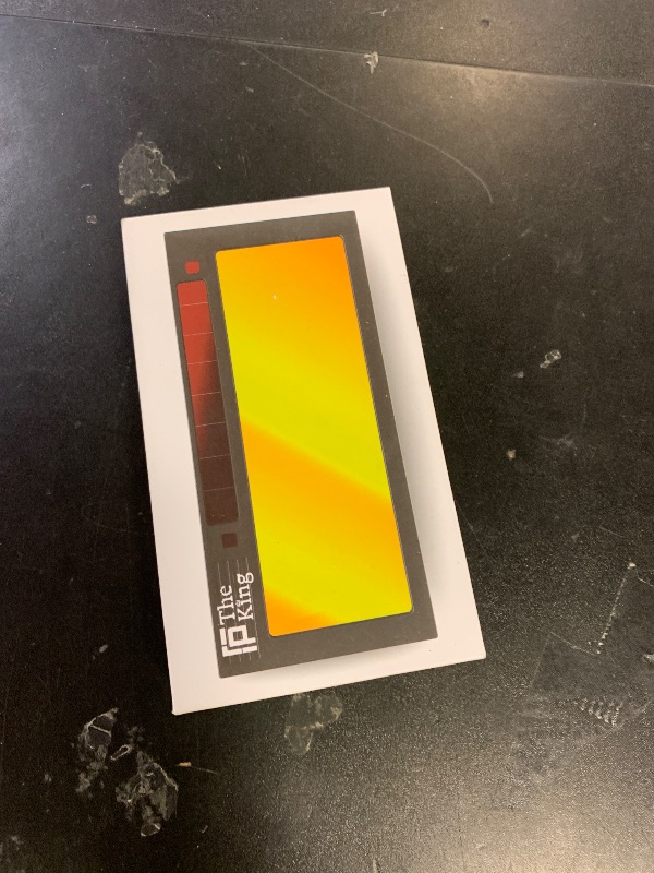 Photo 1 of The King 1.0 | Shade 5-13 Adjustable Gold Auto Darkening Welding Lens | 2" x 4 1/4" x 0.33" | Adjusts From Shades 5-13 (9 Lenses In 1) | Gold Front - Deep Blue Weld View | Ridge Products Royal Series