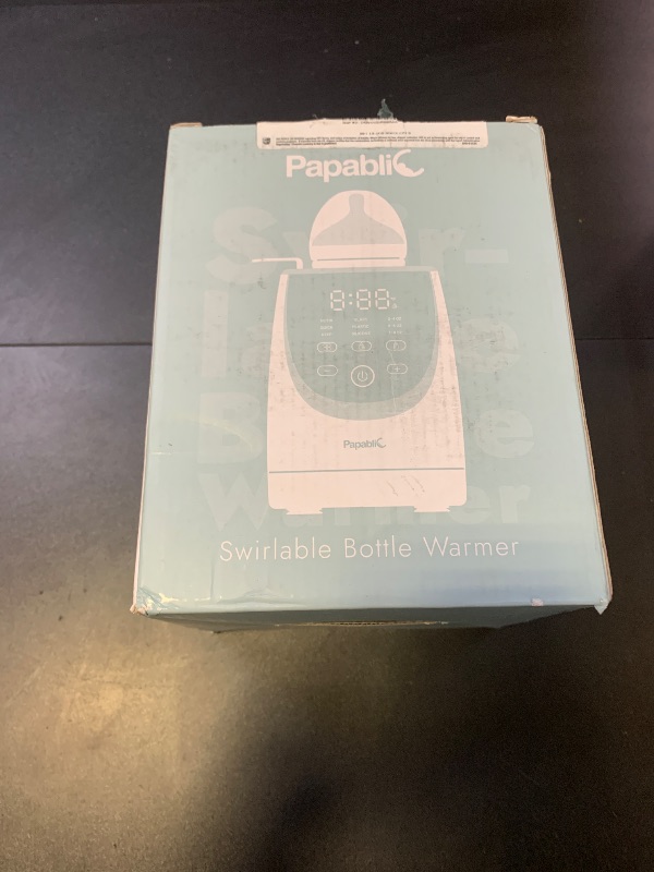 Photo 1 of Papablic NutriWarm™ Swirlable Bottle Warmer – Advanced Nutrient-Preserving Warming Technology, Fast and Even Warming for Breastmilk & Formula, Precise Temperature Control, Easy to UseLPNPMER5188970
