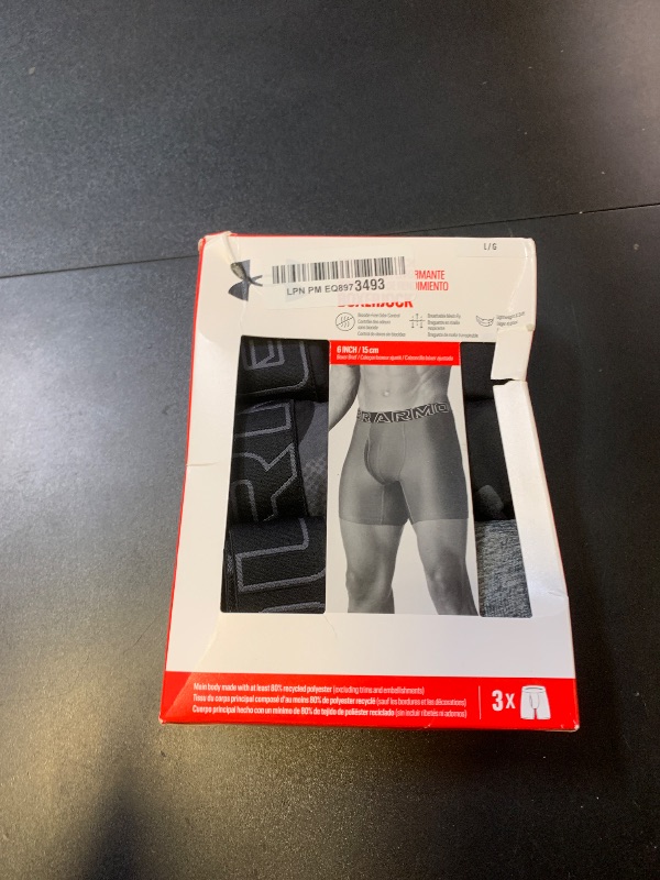 Photo 1 of Under Armour Men's Multi-Pack Standard Tech Boxer Brief, 6" Inseam, All-Day Comfort & Ultra-Soft
