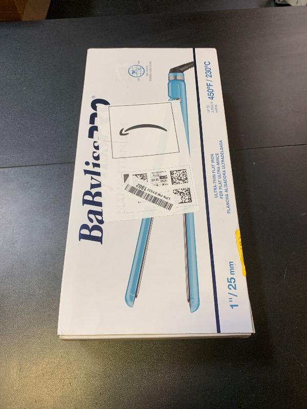 Photo 1 of BaBylissPRO Nano Titanium Flat Iron Hair Straightener , 1/2" Ultra- Thin Hair Straightener Iron for Professional Salon Results and All Hair Types