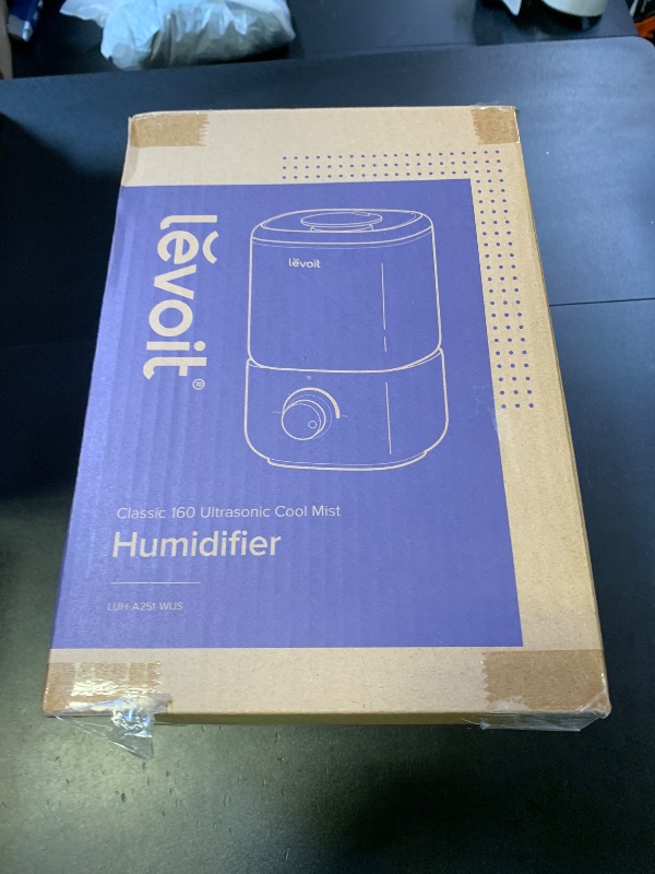 Photo 1 of LEVOIT Top Fill Humidifiers for Bedroom, 2.5L Tank for Large Room, Easy to Fill & Clean, 28dB Quiet Cool Mist Air Humidifier for Home Baby Nursery & Plants, Auto Shut-off and BPA-Free for Safety, 25H