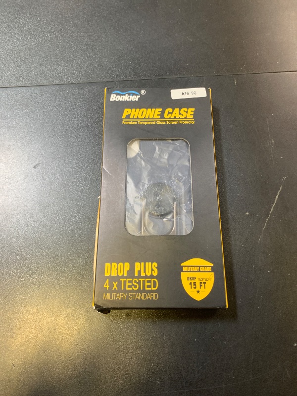 Photo 1 of for Samsung Galaxy A16 5G Phone Case [15 FT Military Grade Drop Protection] with 2X Tempered Glass Screen Protector, Heavy-Duty Shockproof Magnetic Kickstand Case for Samsung Galaxy A16 5G (Dark Blue)