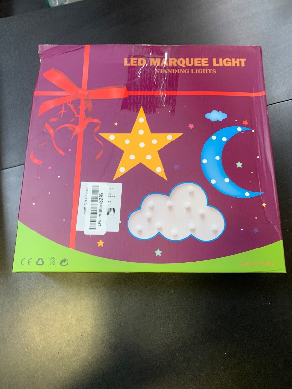Photo 1 of AUSAYE 3 PCS 3D Crescent Moon Light Cloud Led Star Lamp, Decorative Night Lights Room Decor NightLight for Kids Adults Birthday Baby Shower Party Christmas Gifts