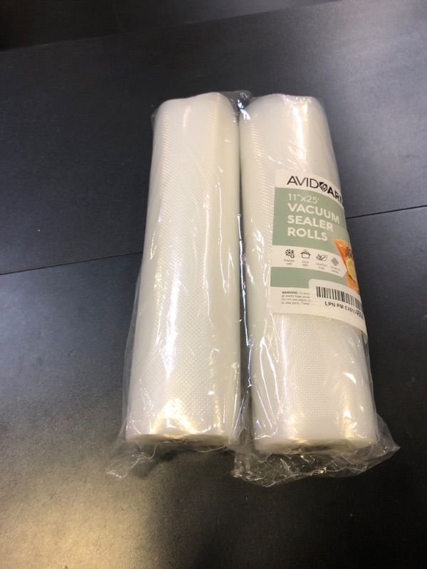 Photo 1 of Avid Armor Vacuum Sealer Bags - 4 Pack, 11x25 Rolls | BPA-Free Vacuum Seal Bags for Food Storage, Meal Prep, Sous Vide | Heavy Duty Vacuum Sealer Bags, Fits Foodsaver & Seal a Meal
