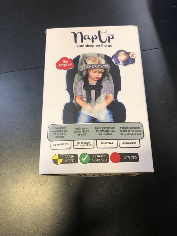 Photo 1 of NAPUP Adjustable Carseat Head Support for Sleeping Kids & Toddlers - Safe, Comfortable & Breathable (Grey)