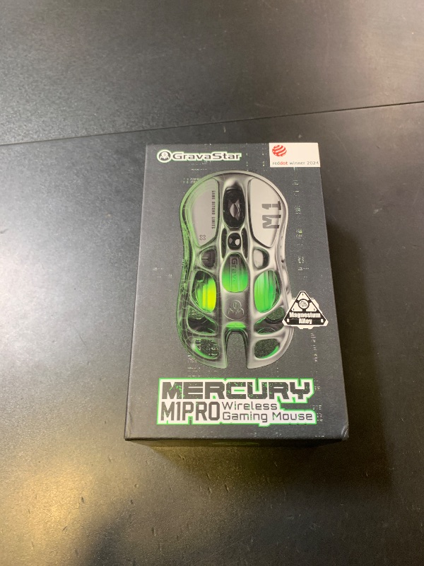 Photo 1 of GravaStar Mercury M1 Pro Wireless Gaming Mouse – 26,000 DPI PAW3395DM Sensor • Lightweight Magnesium Alloy • Tri-Mode (Wired/2.4GHz/Bluetooth) • 4K Polling Rate • Up to 200-Hour Battery