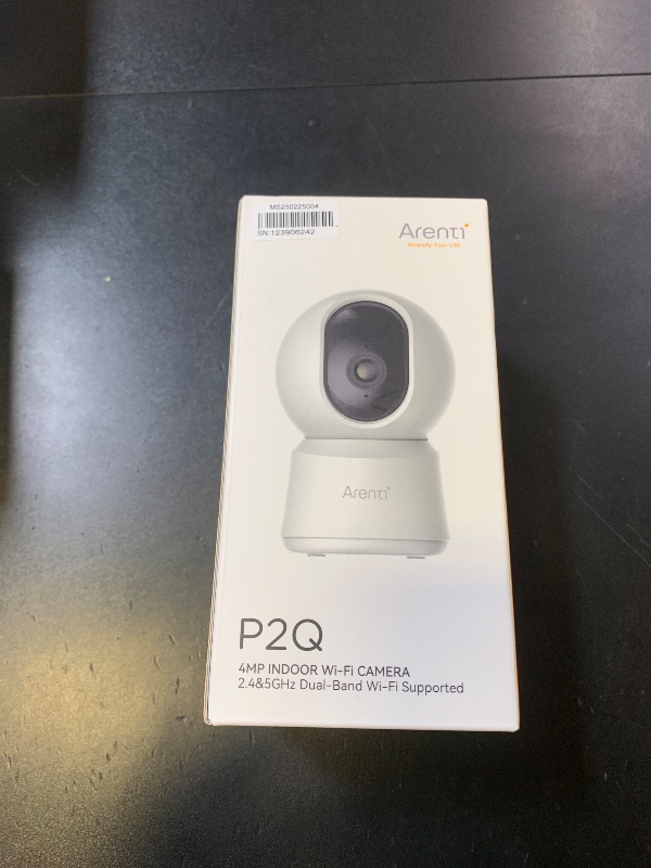 Photo 1 of ARENTI 5G Security Camera Indoor, 4MP Pet Camera with Speaker for Dog/Cat, Baby Monitor with Phone App, Dual-Band WiFi, Auto Tracking, Super Night Vision, 2-Way Talk, Cloud & SD Card Storage