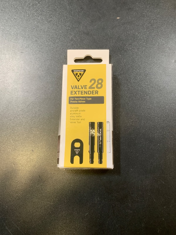Photo 1 of Topeak Valve Extender Set - 28mm, Pair, Black (28mm Extension)