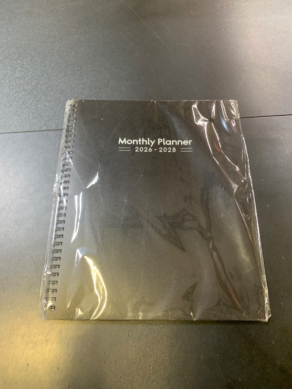 Photo 1 of 2026-2028 Monthly Planner/Calendar - 3 Year Planner 2026-2028, JAN 2026 - DEC 2028, 9" x 11", 36 Month Calendar Planner, Monthly Planners with Colorful Tabs, Inner Pocket - Black