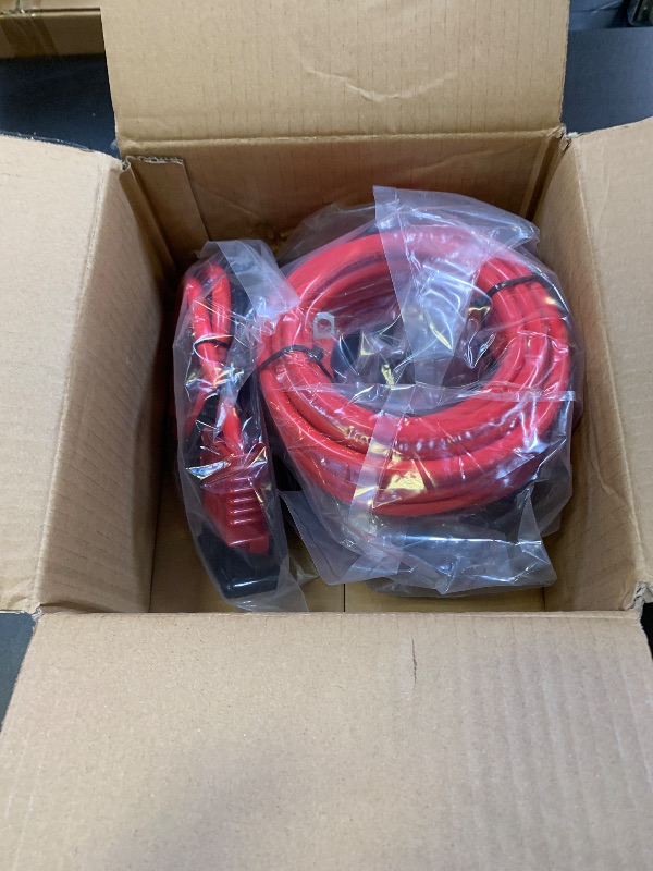 Photo 1 of Venussar 24 FT Quick Disconnect Winch Power Cable, 4 Gauge 4 AWG Copper Wiring, Heavy Duty Quick Disconnect Cables