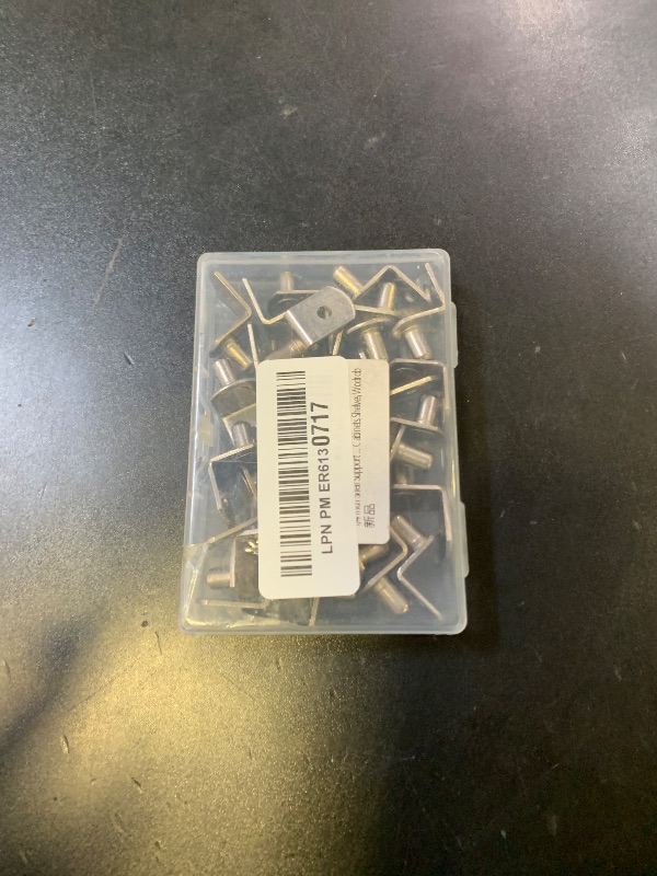 Photo 1 of 1/4 Inch Shelf Support Peg?Support Cabinet Shelf Pins?Shelf Bracket Pegs with Hole?L-Shaped Furniture Replacement Peg for Cabinets,Shelves,Wodrob