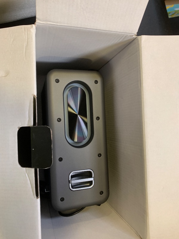 Photo 1 of Karaoke Machine with 2 Wireless Microphones Portable Bluetooth Karaoke Machine for Adults Kids DSP Chip Karaoke Speaker with LED Lights Supports TWS TF Card USB AUX in