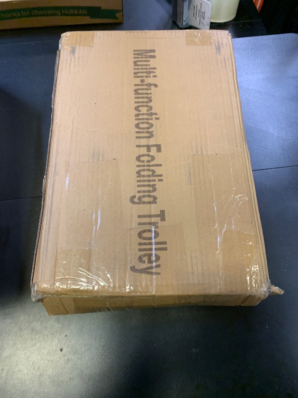 Photo 1 of Vsaikeo Small Folding Hand Truck Dolly with 2 Wheels, Lightweight Aluminum Foldable Luggage Cart, Collapsible Cart Portable Dolly for Airport Travel Moving Use