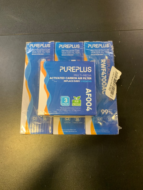 Photo 1 of PUREPLUS ADQ747935 Replacement for LG LT1000P LT1000 Kenmore Elite 9980 LT1000PC, MDJ64844601 ADQ74793501, LMXS28626S, LFXS26973S, LT120F Refrigerator Water and Air Filter,3Pack, Model: RWF4700AC