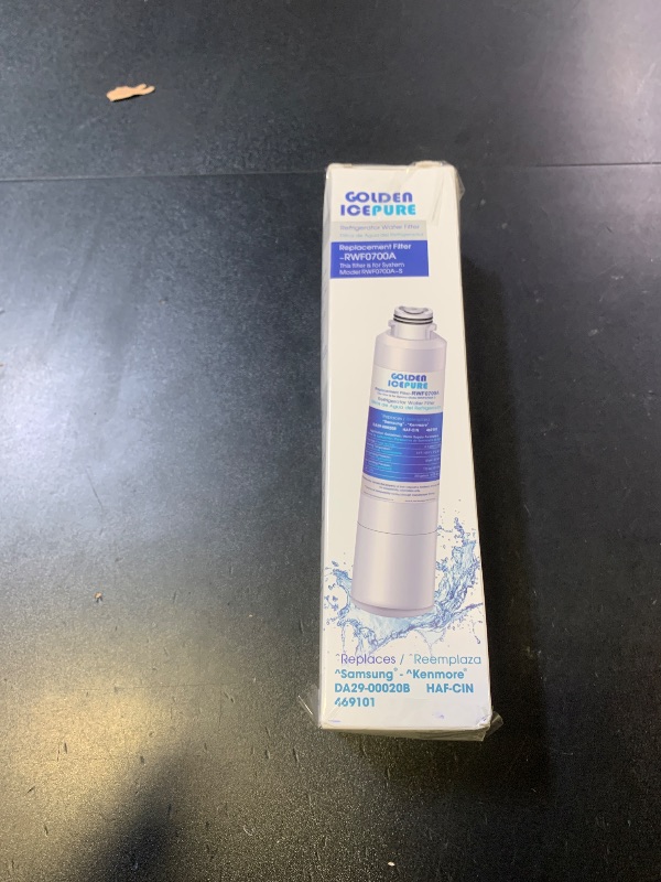 Photo 1 of GOLDEN ICEPURE RWF0700A Refrigerator Water Filter Replacement for Samsung DA29-00020B, HAF-CIN/EXP, RF263BEAESR, RF28HMEDBSR, RF28HFEDTSR, RF28HFEDBSR, 3PACK