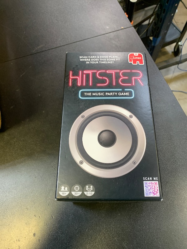 Photo 1 of Jumbo Hitster - The Music Party Board Game, Card Game, Fun Music Quiz Game, 2-10 Players - 300 Plus Iconic Music Hits - Great for Adult and Family Game Nights (US Edition), 1110100409