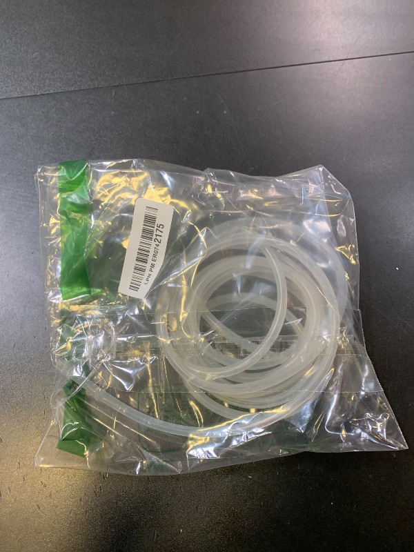 Photo 1 of USA Sealing ZUSA-HT-756 FDA Silicone Tubing, Clear, 1/8" ID, 1/4" OD, 10' Length