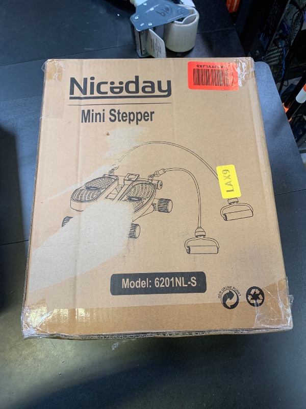 Photo 1 of Niceday Steppers for Exercise, Mini Stair Stepper with Resistance Bands at Home Workout Equipment with 300LBS Loading Capacity, Hydraulic Fitness Stepper with LCD Monitor