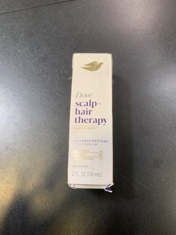 Photo 1 of Dove Scalp + Hair Therapy Density Boost Serum Fullness Restore Visibly Thicker Hair In As Soon As 30 Days, Hydrating & Fast-Absorbing, Instantly Relieves Dry Scalp 2 Fl oz