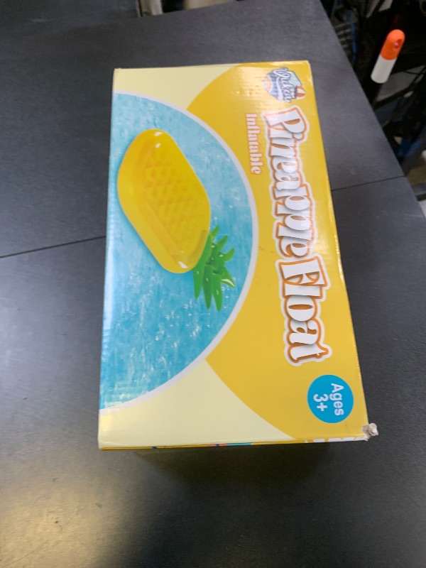 Photo 1 of Inflatable Pool Floats for Kids and Adults, Large Water Inflatable Pineapple Pool Float for Swimming Pool