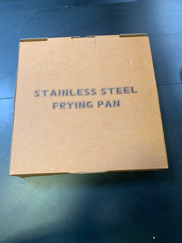Photo 1 of 12 Inch Tri-Ply Stainless Steel Frying Pan, Skillet, Induction Cooking Pan, Dishwasher and Oven Safe, Fast & Even Heat, Heavy Duty and Detachable Handle