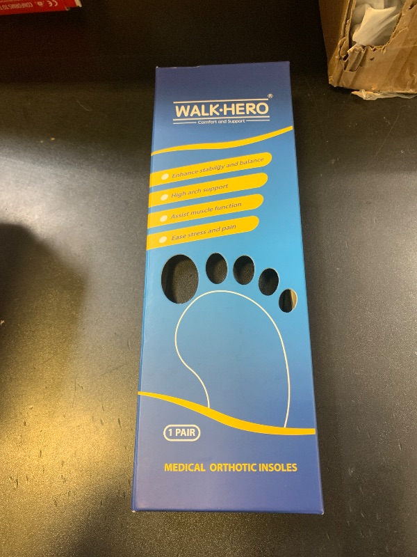 Photo 1 of Inserts Relieve Plantar Fasciitis - Flat Feet Insoles Arch Supports, Orthotic Insoles for Foot Pain Arch Pain Reduce Muscle Fatigue Absorb Shock (Mens 5-5 1/2 | Womens 7-7 1/2)