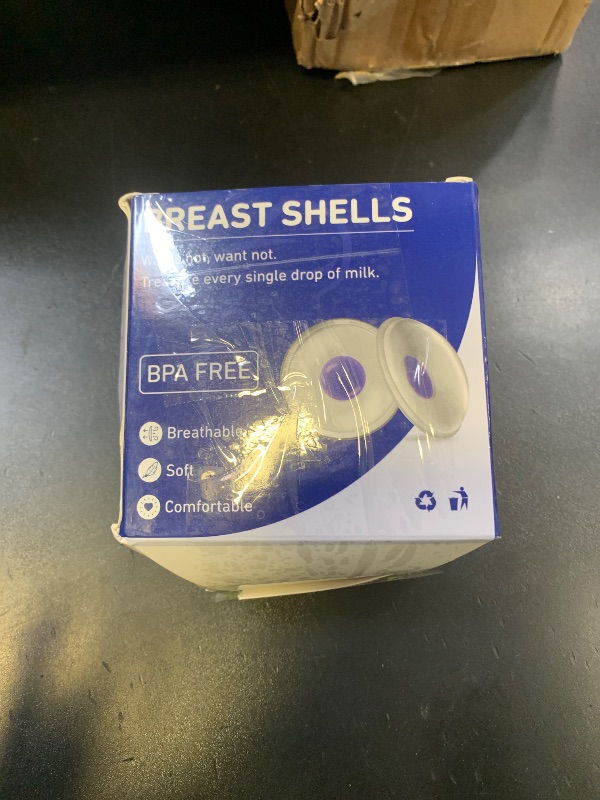 Photo 1 of Babebay Breast Shells, Milk Collectors for Breastfeeding, Protect Sore Nipples, Collect Breastmilk Leaks, Soft Silicone Material, Reusable, 4 PCS