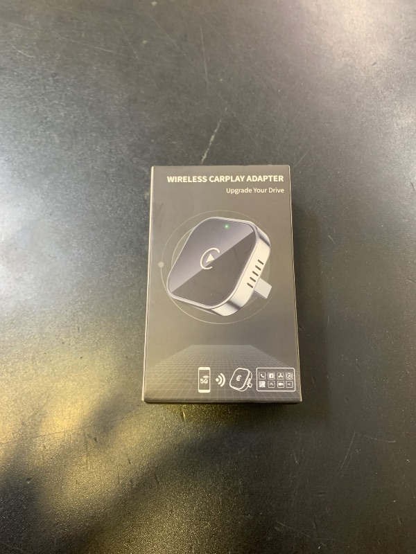Photo 1 of Teeran Wireless CarPlay Adapter 2025 Upgrade Wired CarPlay to Wireless, Mini Cube Design for Cars with Built-in Wired Apple CarPlay Plug and Play Easy Use Fast Stable Connection Car Play for iPhone