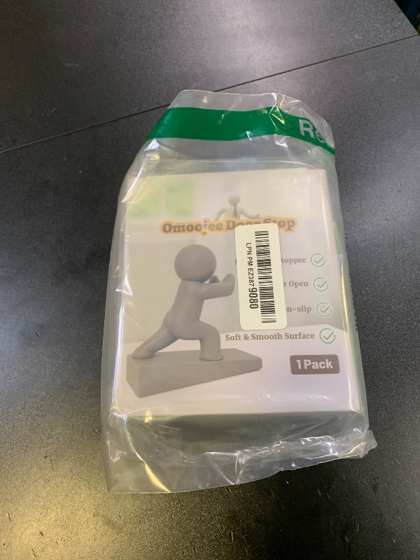 Photo 1 of Cute Door Stopper, Decorative Door Stop, Protects Your Floors, White 1 Pack (Patented)