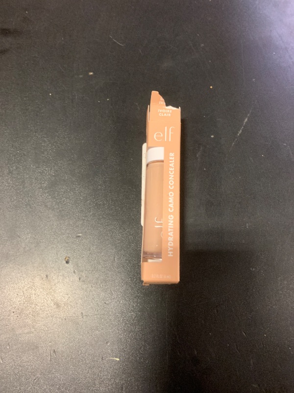 Photo 1 of e.l.f. Hydrating Camo Concealer, Covers Blemishes & Under-Eye Circles, Full-Coverage & Delivers A Satin Finish, Vegan & Cruelty-Free, Light Ivory