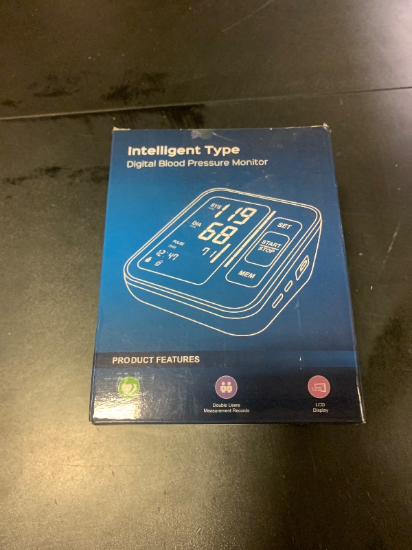 Photo 1 of Blood Pressure Monitors for Home Use Upper Arm, Accurate Cuff 8.7”-15.7” Monitor with Large Backlight Display 2 Users 240 Sets Memory & HR Detection, Digital BP Machine with Carrying Case