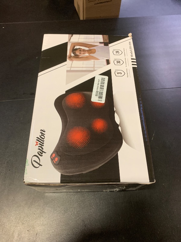 Photo 1 of Papillon Back Massager,Shiatsu Neck Massager for Pain Relief,Electric Shoulder Foot Massage Pillow with Heat,Gifts for Mothers Day,Christmas Gifts for Women/Men,Deep Tissue Kneading for Waist,Legs
