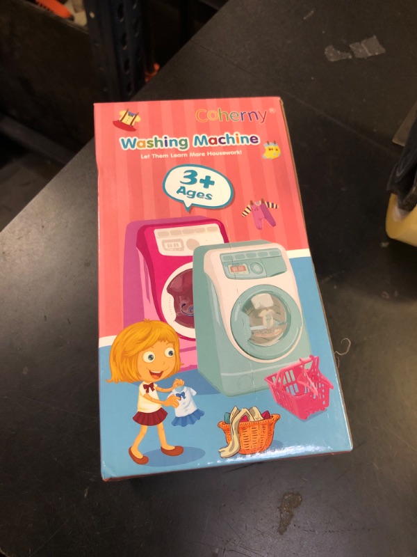 Photo 1 of Coherny Toy Washing Machine Kids Mini Simulation Dollhouse Furniture Kitchen Toys Children Play House Toy …