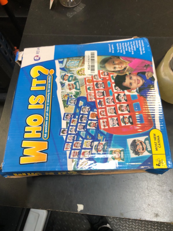 Photo 1 of Who is It? - Classic Family Guessing Board Game for Kids & Adults, Fun Puzzle Game for Travel, Parties & Game Night