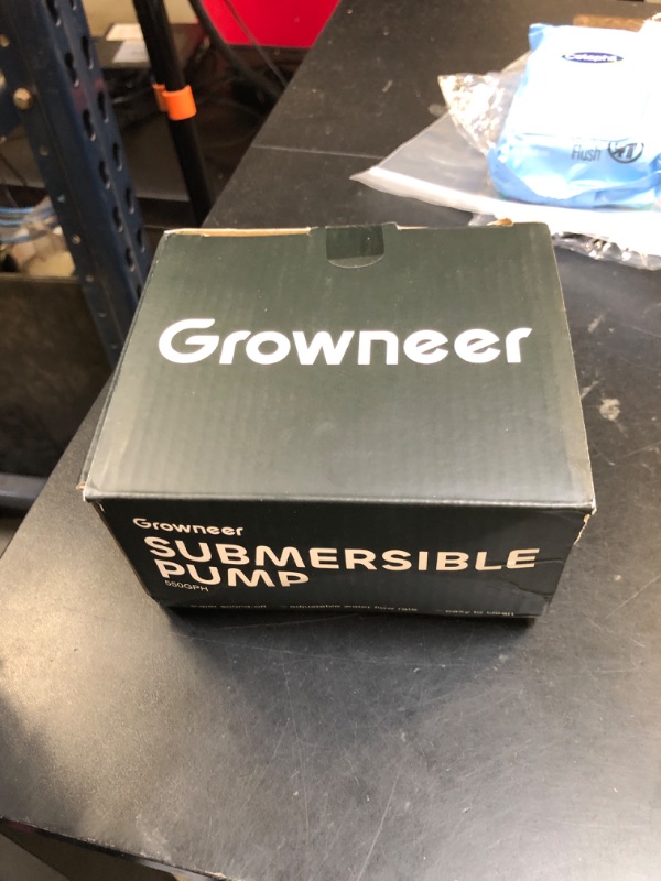 Photo 1 of GROWNEER 550GPH Submersible Pump 30W Fountain Water Pump, 2000L/H, with 7.2ft High Lift, 3 Nozzles for Aquarium, Fish Tank, Pond, Hydroponics, Statuary