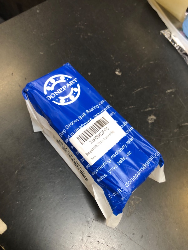 Photo 1 of Donepart 6301 Bearings 12mm ID 37mm OD 12mm Width 6301RS ABEC3 High Speed 6301 2RS Double Sealed Ball Bearings (10 Pack)