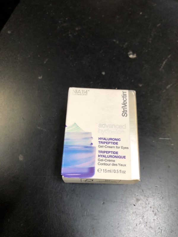 Photo 1 of StriVectin Advanced Acids Hyaluronic Tripeptide Gel Cream for Eyes, Intense Hydration & Blue Light Neutralizer, 0.5 Fl Oz