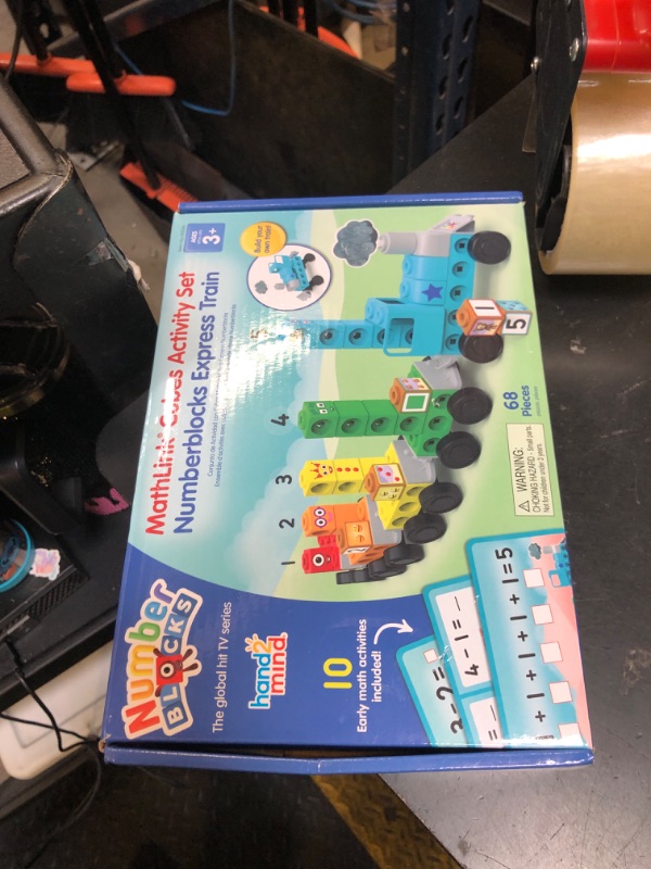 Photo 1 of hand2mind Numberblocks Express Train MathLink Cubes Activity Set, Preschool Learning Activities, Train Toy, Counting Blocks, Number Toys, Kids Educational Toys, Math Manipulatives for Preschoolers