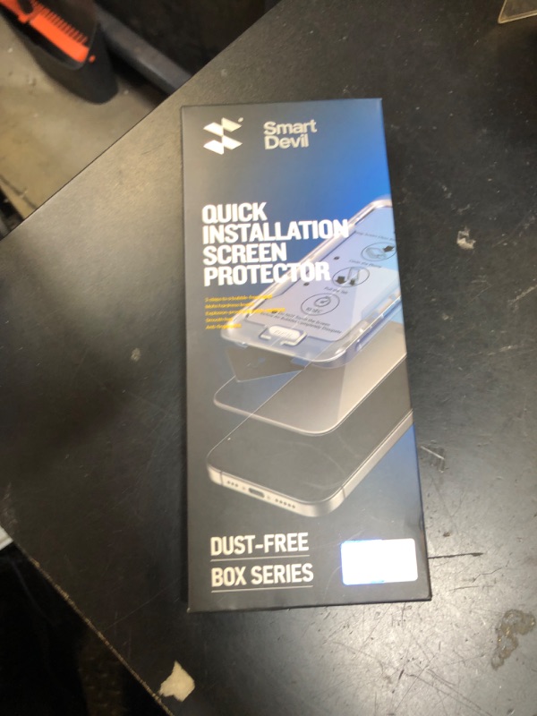 Photo 1 of SMARTDEVIL 2 Pack Screen Protector for iPhone 13 Pro Max/iPhone 14 plus Tempered Glass, HD Clear Film, Easy Installation, Dust-Free & Bubble-Free