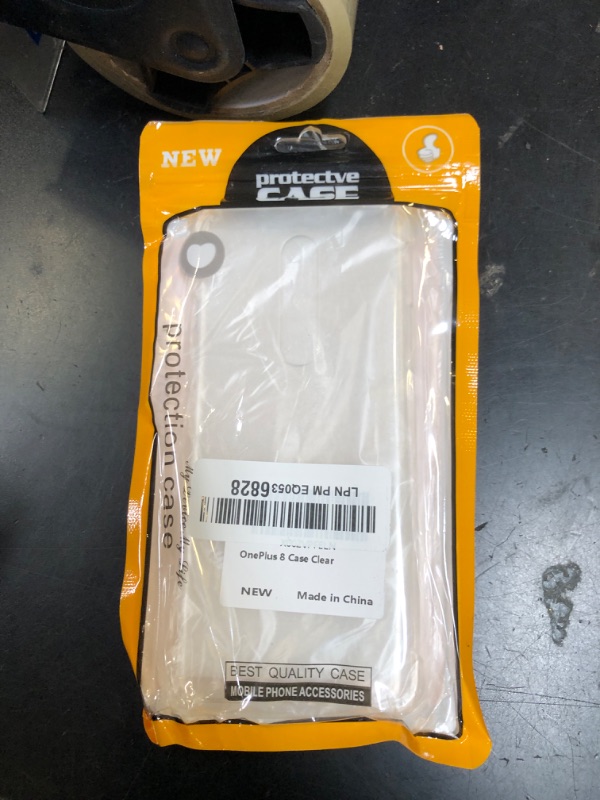 Photo 1 of iCoverCase for OnePlus 8 Case Clear[NOT Compatible with Verizon UW Version], Corner Shockproof Protective Phone Case Soft TPU Slim Thin Case for OnePlus 8 - Clear