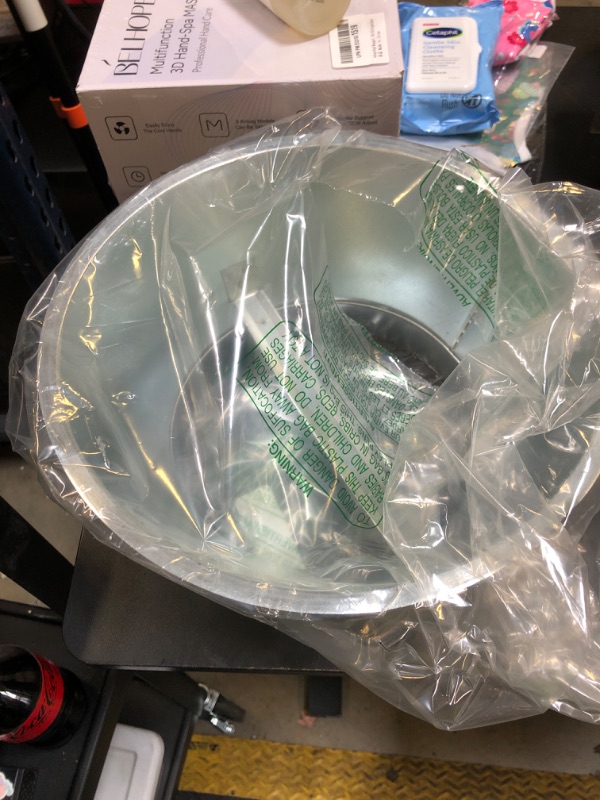 Photo 1 of Repa Market 8" Inch Round Galvanized Steel Air Diffuser Adapter - Connect Duct with Round Ceiling Diffuser - HVAC Ducting - Ventilation System Reducer Connector - Air Vent Covers Duct Neck Adapter
