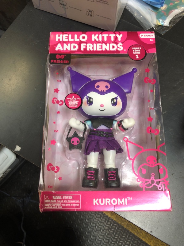 Photo 1 of Hello Kitty® and Friends Premier 8-Inch Articulated Figure - Classic Kuromi™ Series 1 Poseable Doll - Officially Licensed Sanrio Product - Ages 6+